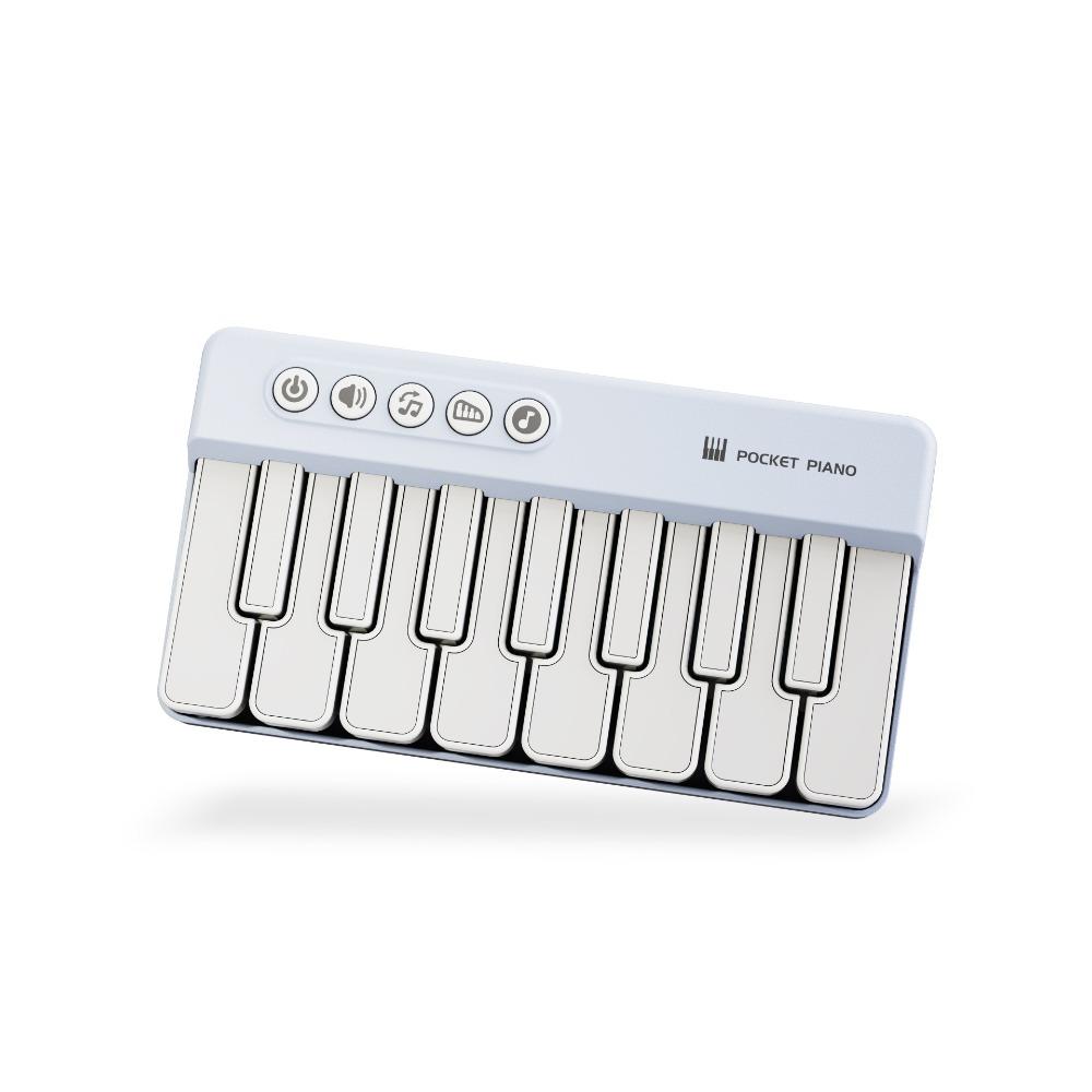 Portable Design Learning Piano Keyboard 7 Colors LED Musical Instrument Toy  Birthday Gift