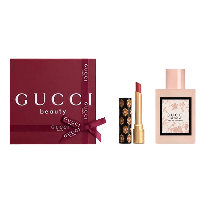 Gucci Женские подарочные наборы с парфюмом и помадой, Туалетная вода