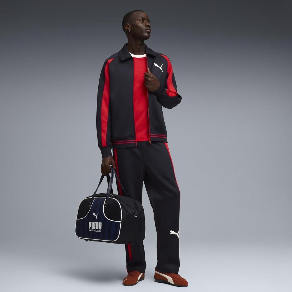 Puma M T7 Свободная куртка с принтом большого кота 636801 16new Темно-синий