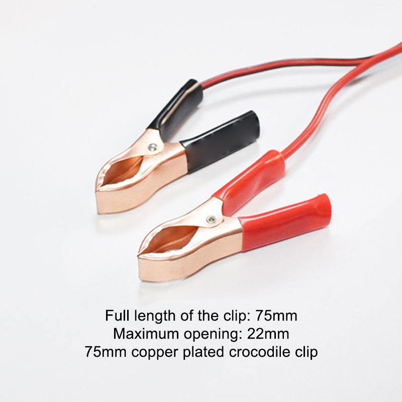 1 Piece 14Awg Connectors Cord M20 36Cm 2Pin Sae Quick Disconnect Plug To Battery Alligator Clips Cable Clamps
