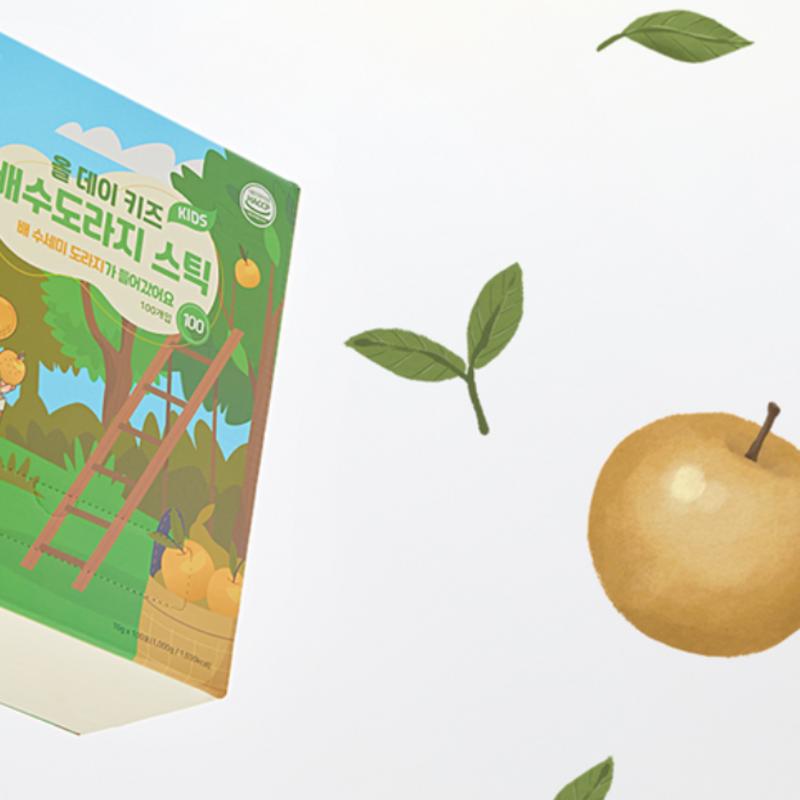 I'Pharm All Day Kids Multiple Bellflower Sticks, 10g, 100 pieces