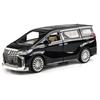 1:24 Vellfire Alphard Сплав MPV Модель Игрушечная Машина Металл Литье под Давлением Двери Открываются Звук Свет Бизнес-Машины Модели Детское Хобби Украшения