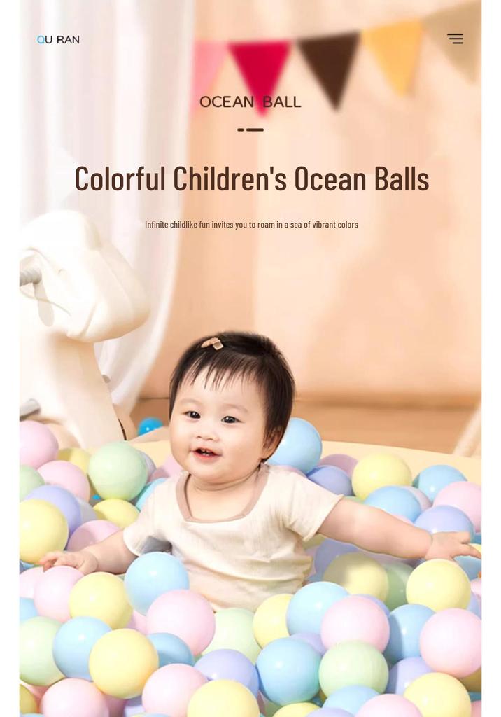 Bobo Bath Toys: Non-Toxic, Tasteless, Thickened Ocean Balls for Teething Babies