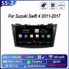 Автомагнитола 2 Din Android 17 Для Suzuki Swift 4 2011-2017 Беспроводной Carplay Стерео Мультимедийный Плеер Навигация 4G WiFi Головное Устройство
