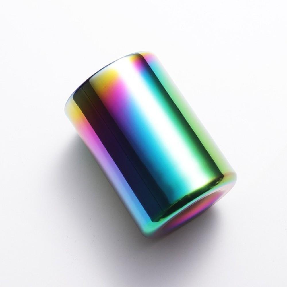 Cylinder Fruit Fork Holder Stainless Steel Mini Metal Box Toothpick Jar Holder  Dining Table