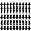 190PCS Automotive Fastener Clips Set 6 Types Car Push Pin Rivet Retainer Tool For Bumper Fender Door Trim Panel Splash Guard Kit