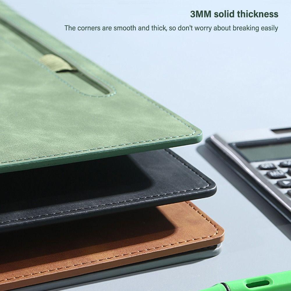 Magnetic Writing Clipboard Leather Document Filing Organizer A4 File Folder  Meeting Minutes