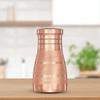 Copper Designer Copper Water Bottle | Pitchers | Water Jug | Bedroom Jar | Bedside Bottle Carafes with Tumbler/Glass with Lid 1250 ML (Diamond Touch)