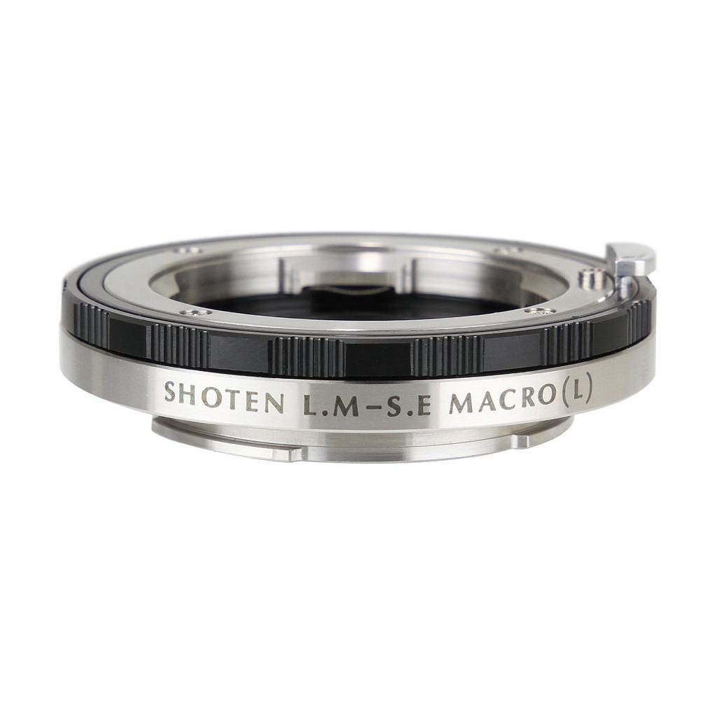SHOTEN Mount Adapter M Lens To Sony with Helicoid Version LM-SE (Leica M-Mount E-Mount Adapter) (Light (+5mm), Black)