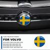 Car Door handle multimedia decorate button stickers for Volvo S60 S90 XC40 XC60 XC90 V60 V90 C40  central control DIY