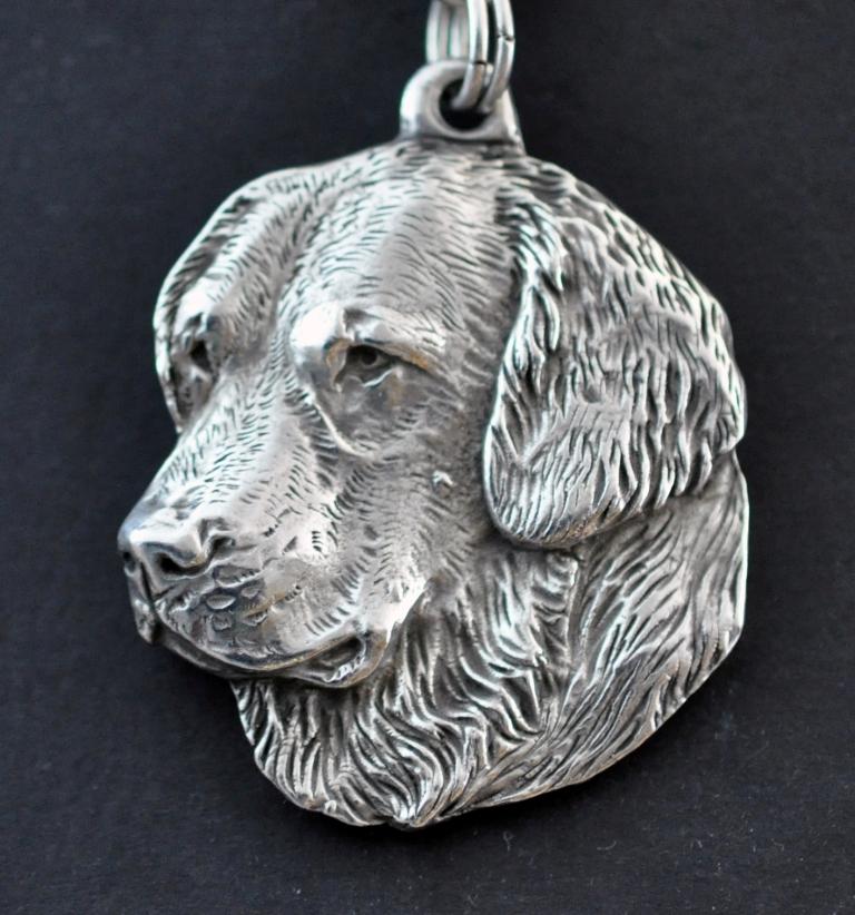 Golden Retriever - Necklace with dog, silver-plated pendant for dog fan, unique jewelry by Art-Dog brand