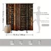 Африканская tribal душевая занавеска Черно-золотая этническая арт-декор Панель для ванной комнаты из ткани с крючками Моющаяся, устойчивая к выцветанию, современная