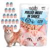 TufTuf Wet Cat Food Cod Pouch 20x100g Chopped Pieces In Sauce