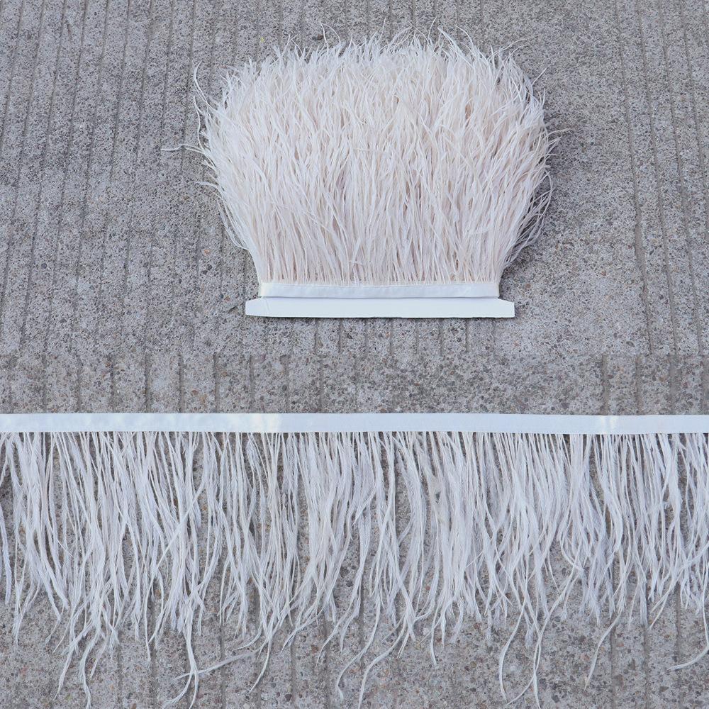Thickened Encryption Ostrich Hair Cloth Edge 10-15Cm Feather Clothing Skirt Accessories