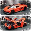 Koenigsegg Jesko Attack Суперкар Симуляция Литые и Игрушечные Транспортные Средства Звуки и Свет Машинка с Инерционным Двигателем 1:32 Подарки из сплава для детей