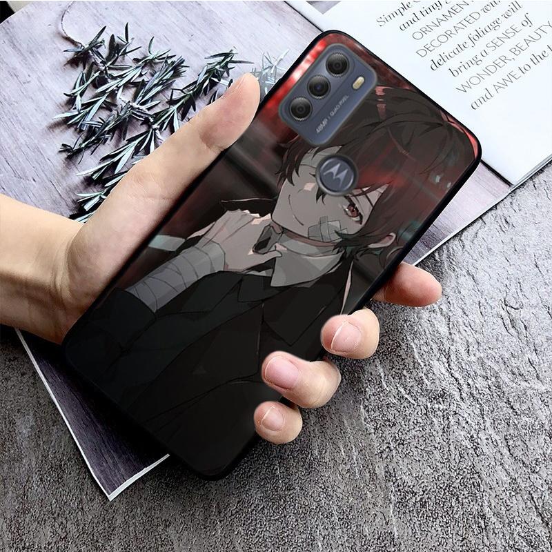 Чехол для телефона Bungou Stray Dogs для Motorola Moto E32 E20 E40 G22 G52 G20 G30 G100 G60 G50 G10 GPure GStylus G9 One Action Macro