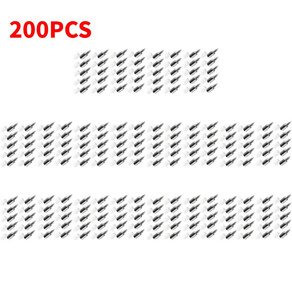20-200 шт. крест-саморез, опора для ламината, шкаф, стеллаж для хранения, винт с перегородкой, фиксированный кронштейн с резиновыми рукавами