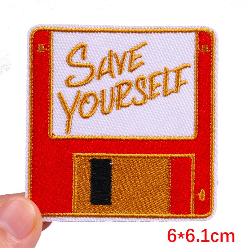 Мультяшный / Пластырь Любовь Вышитый Нашивка Джинсы Швейная Аппликация Термонаклейки Для Одежды Радужные Буквы Наклейки На Одежду Сделай Сам