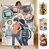 Anime PPartTimer DDevil Throw Soft Flannel Blanket for Bed Bedroom Sofa Picnic Throw Skinfriendly Breathable Gift Cover