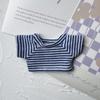 Accessories Casual Wear T-shirt Mini Clothes Tops for 10cm Cotton Doll for 10cm Cotton Doll