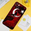 Чехол для телефона с флагом Турции для iPhone 15 Pro 16 Pro 13 12 Mini 11 14 Pro Max XR 16 15 Plus 16e Чехол Coque