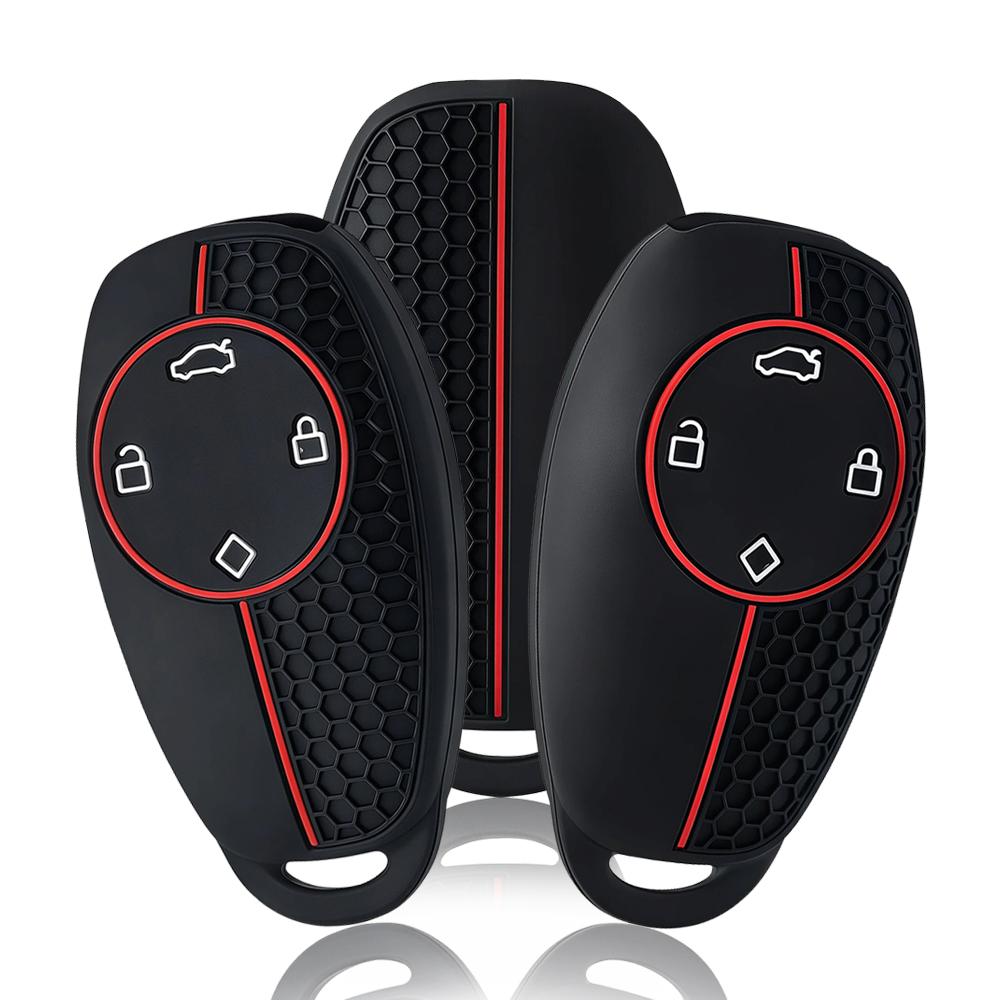 Силиконовый чехол-держатель для брелока автомобиля For Leapmotor T03 S01 C11 с 4 кнопками Автоаксессуары