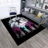 Halloween horror horror theme Stranger Things carpet home living room decoration table and chairs anti slip door mat outdoor picnic mat carpet A5