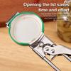 Yousheng Bottle Opener Stainless Steel Can Opener with Anti-Slip Groove Ergonomic Handle Easy Jar Lid Opener Lid Remover Tool