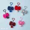 Держатель для ключей Sanrio с лентой (Я люблю Хеллоу Китти) Китти Красный 421154