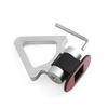 2 Designs Car Styling Trailer Hooks Sticker Decoration Car Auto Rear Front Trailer Simulation Racing Ring Vehicle Towing Hook
