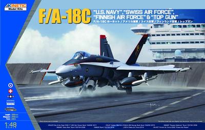 Kinetic K48031 1/48 F/A-18C Hornet Пластиковая модель