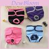 Polyester Pet Diaper For Dogs With Velcro Closure For Small Medium Large Breeds