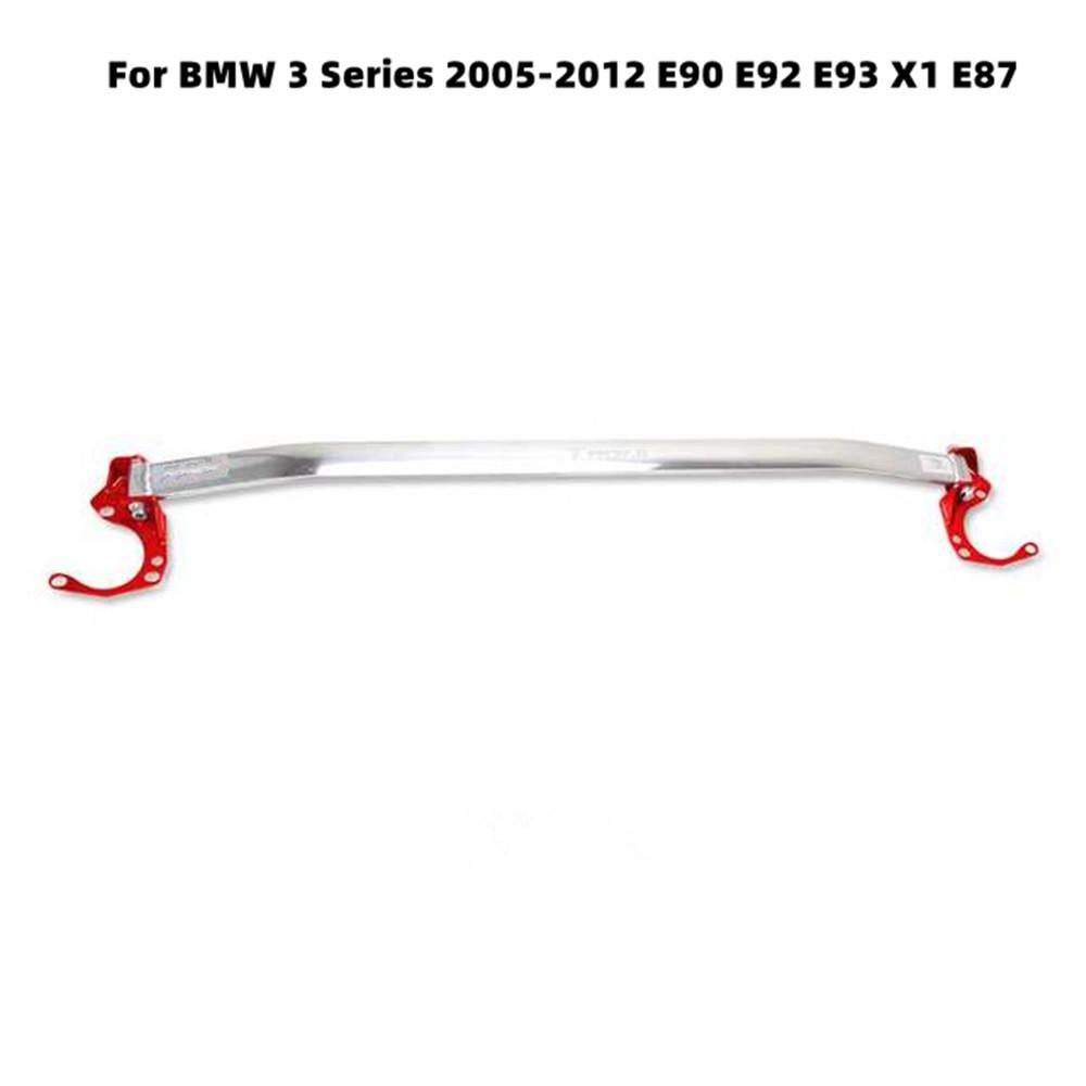 Для BMW 3 серии 2005-2012 E90 E92 E93 X1 E87 Передняя распорка кузова Алюминиевый сплав Салонный стабилизатор поперечной устойчивости Аксессуары для усиления кузова