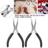 Round Nose Pliers, 2Pcs 4 in 1 Multifunction Hand Tool for Wire Wrapping Jewelry Watch Making Metal Smelting, with Comfortable Cushion Grips