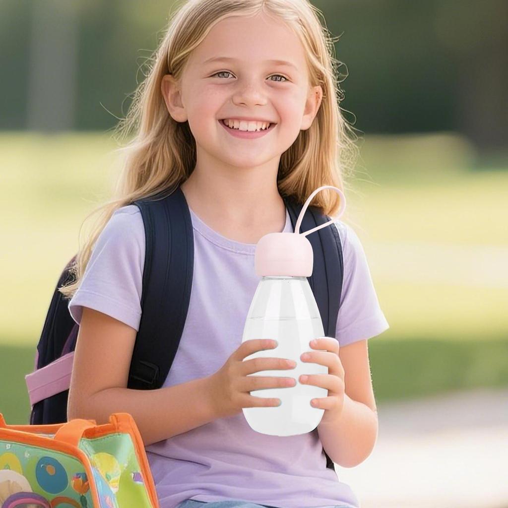Детская школьная бутылка для воды 360 мл, непроливающаяся, многоразовая чашка, герметичные бутылки для воды, детские для девочек, мальчиков, на день рождения, для путешествий, на обед, для дома