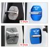 4Pcs Titanium Alloy Car Door Lock Protective Cover For MINI Cooper JCW Countryman Clubman Cabrio Paceman Coupe Roadster Clubvan