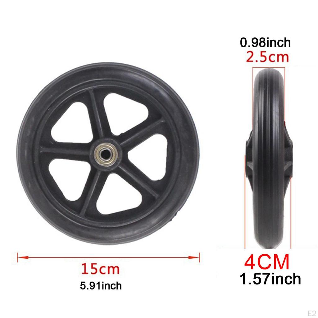 Замена переднего колеса инвалидной коляски Противоскользящие Легко устанавливаемые ролики для коляски