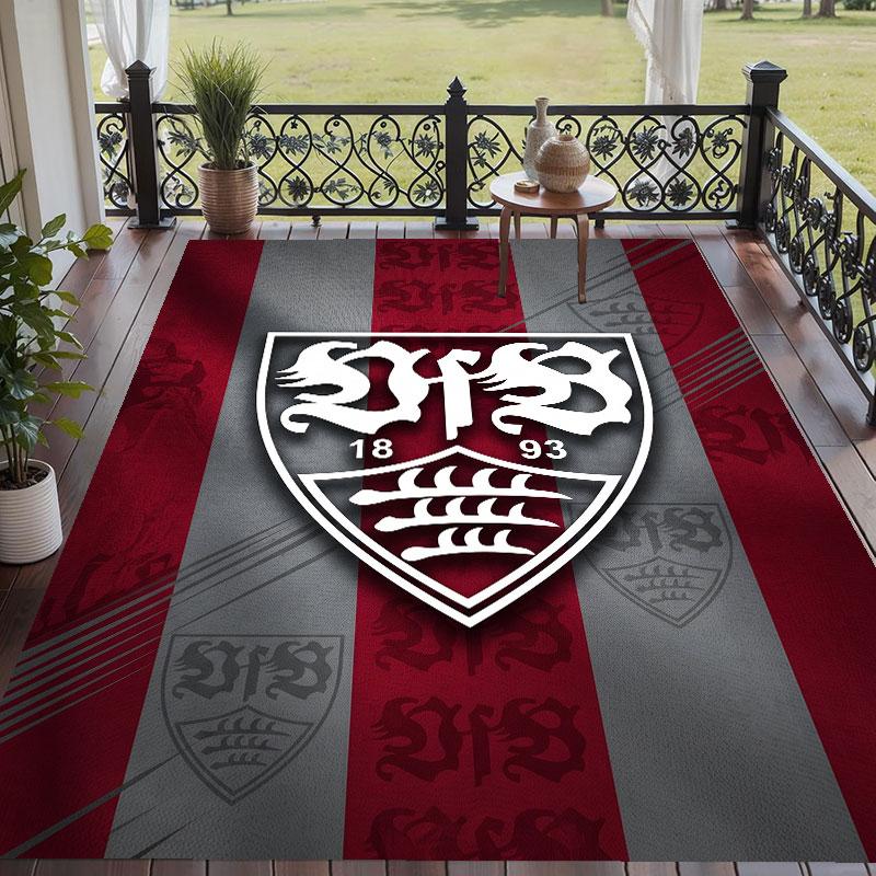 Soft Floor Carpet VfB Stuttgart Pattern Area Rug Decorative Mat For Home Room Decoration