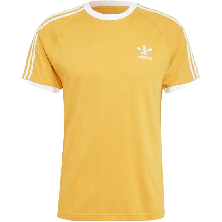 adidas Оригинал ADICOLOR CLASSICS Футболка с 3 полосками Мужская Желтая IZ2370
