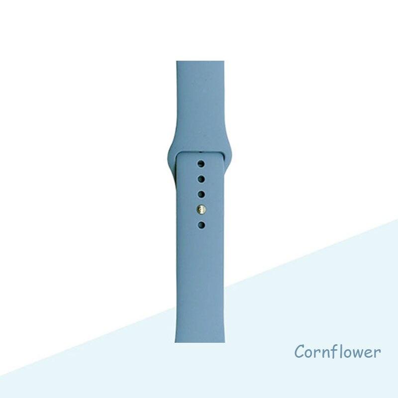 Силиконовый ремешок для браслета Apple Watch 44 мм 40 мм 38 мм 42 мм ремешок для часов Apple Watch Band Correa для Iwatch Series7 6 Se 5 4 3