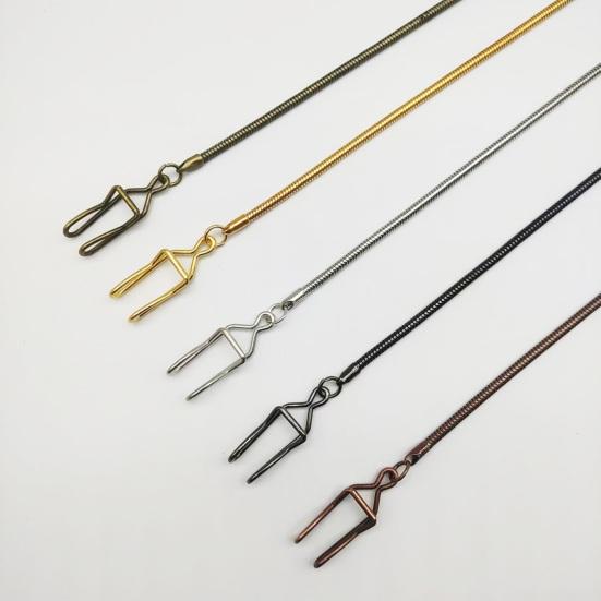 Мужская карманная часы Змеиная цепь Прочная Легкая Винтажный сплав Зажимная цепочка для карманных часов Модные ювелирные изделия Запасная деталь