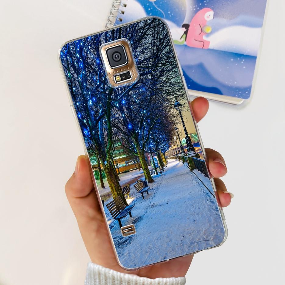 Чехол для Samsung Galaxy S5 G900F G900I G900M G900A G900T Милый Расписной Чехол Мягкий ТПУ Чехол для Телефона Для Samsung S5 S 5 GalaxyS5 Сумки