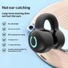 Удобный Bluetooth-наушник с клипсой и костной проводимостью, односторонний, с шумоподавлением, для бега, пеших прогулок, езды на велосипеде