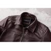 Chinese Size Men's Leather Jacket  Cowhide Man Real Leather Coat Male Leather Clothing Autumn Spring