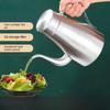 Kitchen Oil Bottle Stainless Steel Seasoning Oil Vinegar Pot Leak-proof Can Filter Grease Cooking Food Barbecue Kitchen Tools