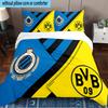 Club Brugge Fc Crest 3PCS Bedding set,Ideal for1pc Duvet Cover And 2pcs Pillowcases Perfect for Christmas gift,Ideal for Bedroom, Dormitory