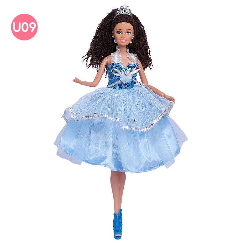 Кукла Барби 30 см с грязными косичками, европейская и американская личность, многосуставной подвижный целый комплект упакованной кукольной кружевной одежды