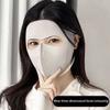 1 шт. солнцезащитная маска Traceless Women съемная Facekini Ice Silk Anti-Ultravial Summer Дышащая тонкая крышка для всего лица