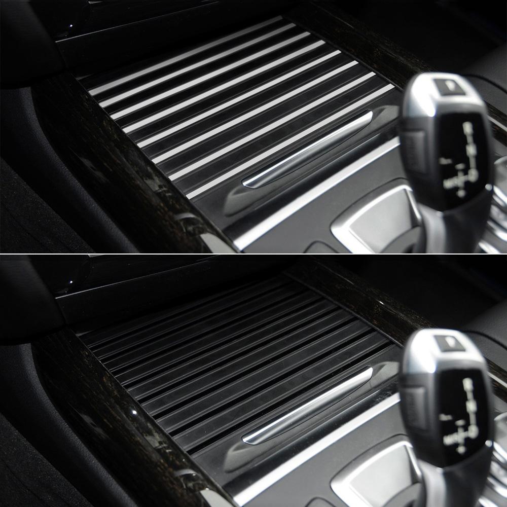 Для BMW X5 X6 F15 F16 внутренний подстаканник сдвижная крышка накладка консоли сменная шторка-жалюзи 2014 2015 2016 2017