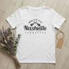 Novelty Nashville Tennessee Country Music TShirts Unisex Round Collar Pure Cotton T Shirt Guitar City Tee Shirt Gift Idea Clothing